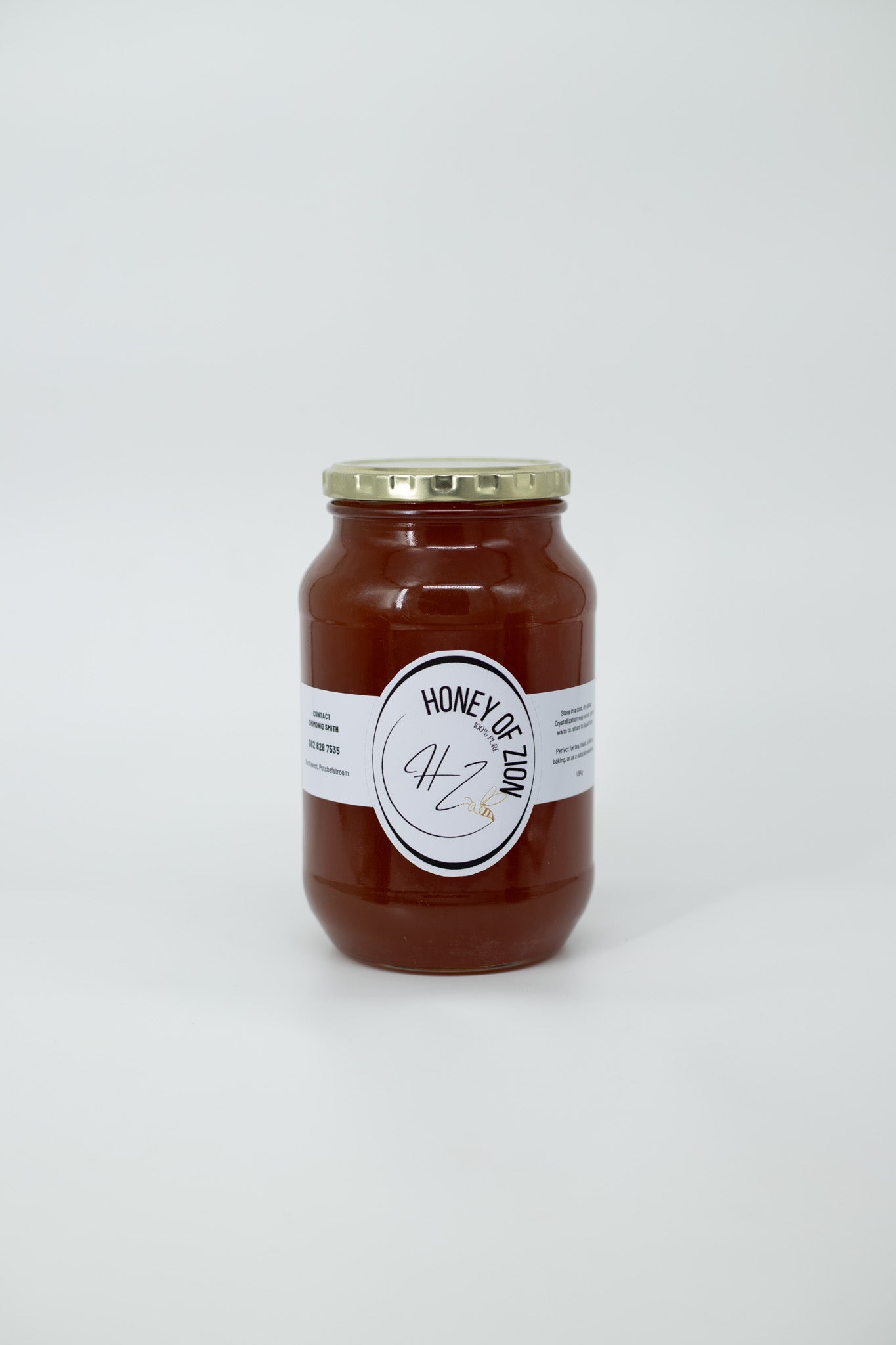 WAG 'N BIETJIE HONEY GLASS JAR 1KG