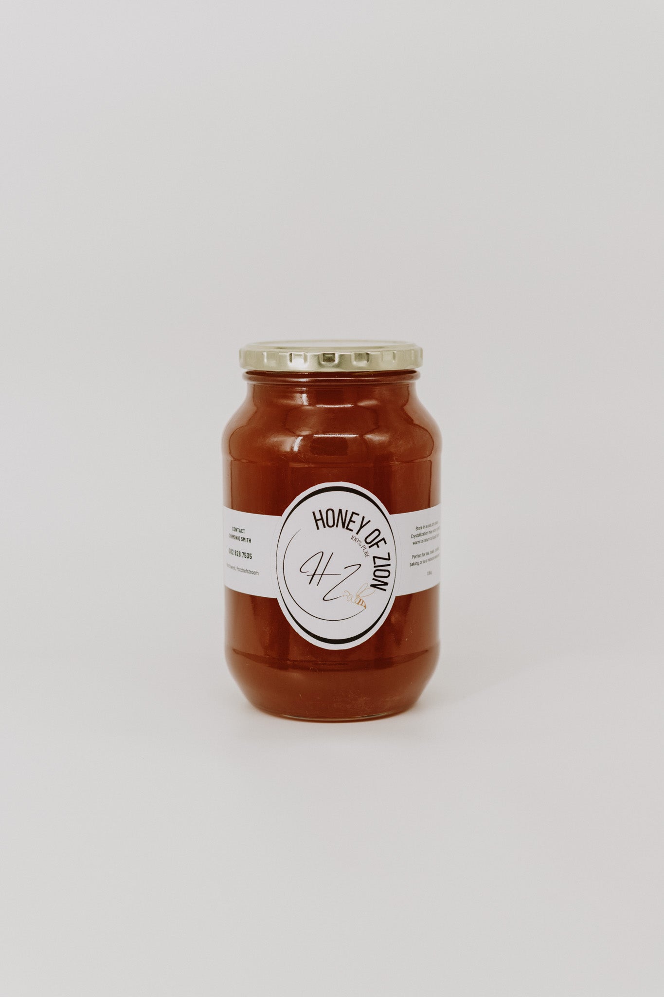 WAG 'N BIETJIE HONEY GLASS JAR 1.5KG