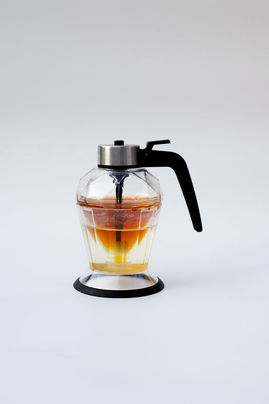 GLASS HONEY DISPENSER